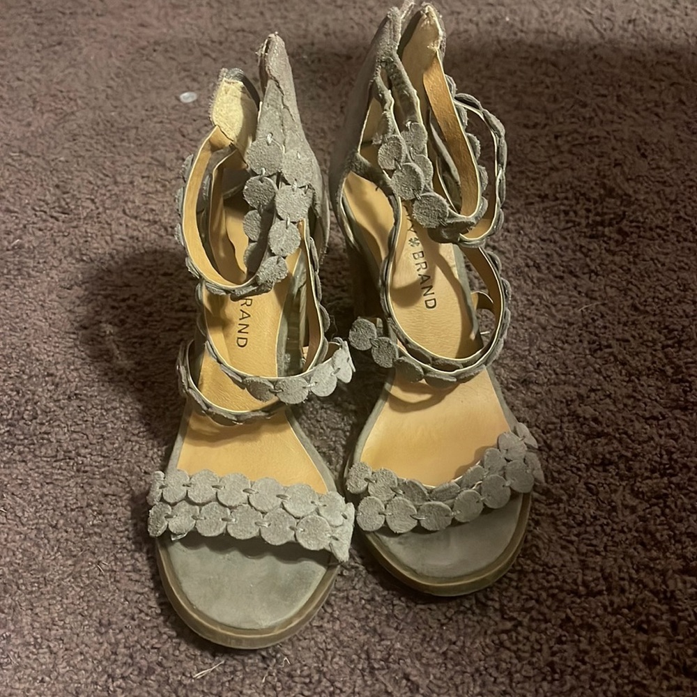 Lucky Brand open toe heeled sandals